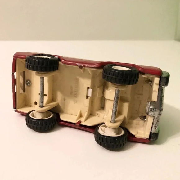 Vintage Buddy L Delivery Truck  Japan Red Truck Toy - Picture 6 of 12